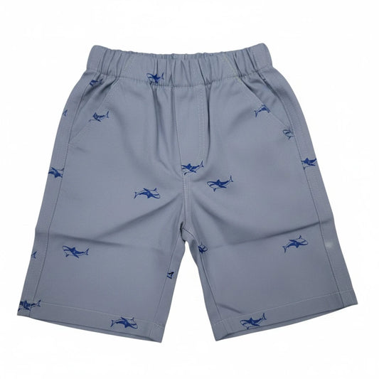 Shark Print Grey Short