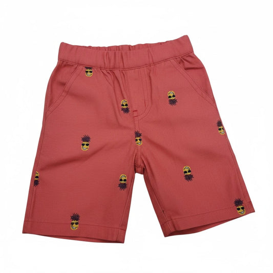 Pineapple Print Orange Short