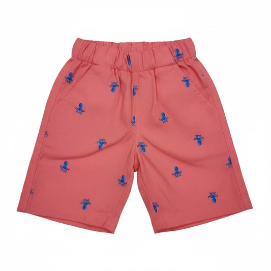 Octopus Print Orange Short
