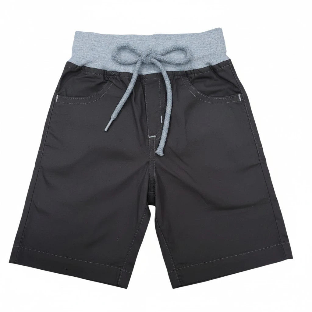 Boys Plain Rib Shorts