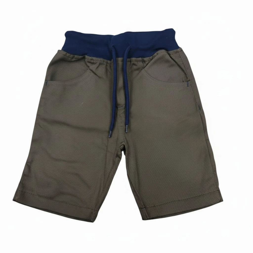 Boys Plain Rib Shorts