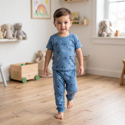 Mickey Mouse Printed Night Suit (soft cotton)