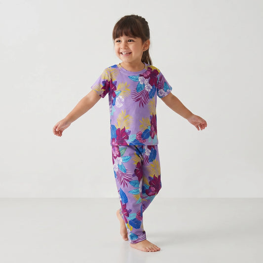 Girls floral Print Night Suit (soft cotton)
