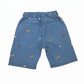Floral Emb. Girls Denim Short
