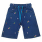Floral Emb. Girls Denim Short