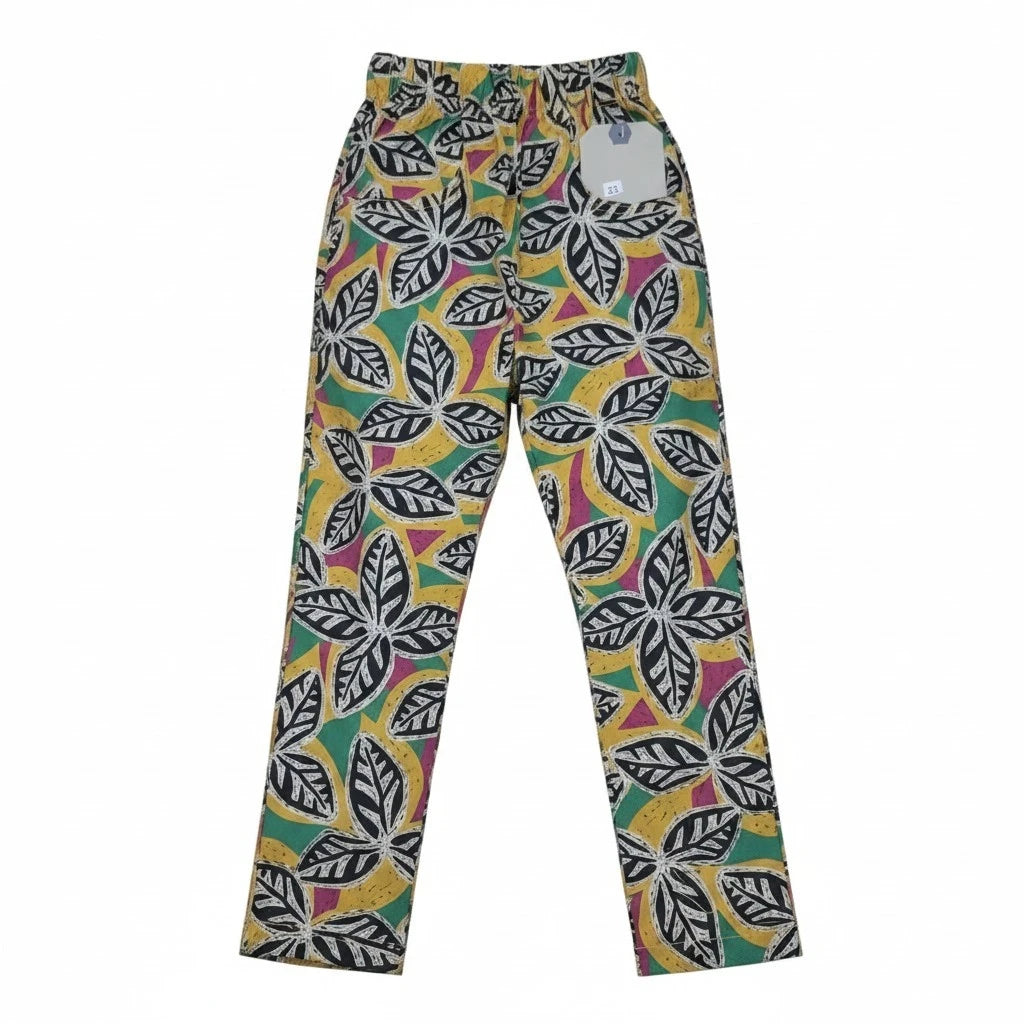 Printed Cotton Elastic Pant (Article.1)
